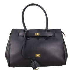 Сумка жіноча шкіряна Karya 2563-629 чорна