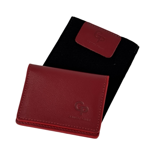 Обложка для документов кожаная Grande Pelle 221660 красная (айди карта, права)