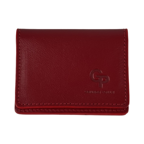 Обложка для документов кожаная Grande Pelle 221660 красная (айди карта, права)