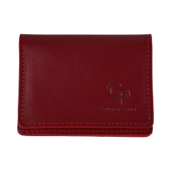 Обложка для документов кожаная Grande Pelle 221660 красная (айди карта, права)