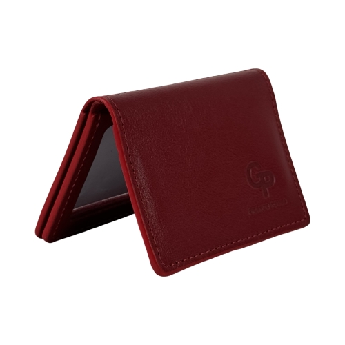 Обложка для документов кожаная Grande Pelle 221660 красная (айди карта, права)