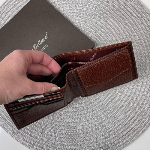 Гаманець чоловічий шкіряний Tony Bellucci T121-896 світло-коричневий