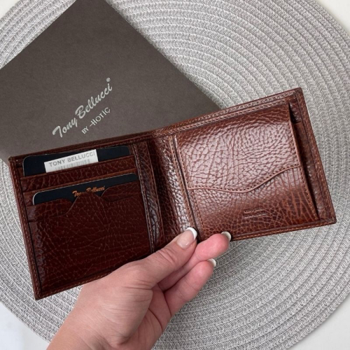 Гаманець чоловічий шкіряний Tony Bellucci T121-896 світло-коричневий