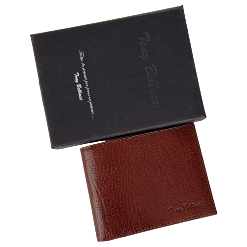 Гаманець чоловічий шкіряний Tony Bellucci T121-896 світло-коричневий