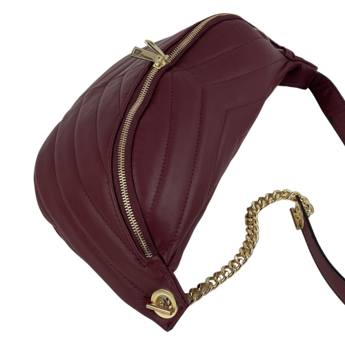 Сумка крос-боді жіноча шкіряна Genuine Leather 1035 винна