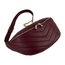 Сумка крос-боді жіноча шкіряна Genuine Leather 1035 винна