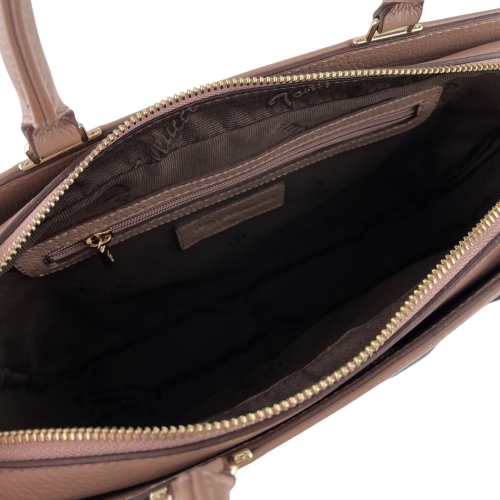 Сумка-портфель жіночий шкіряний Tony Bellucci 0525-205 пудра