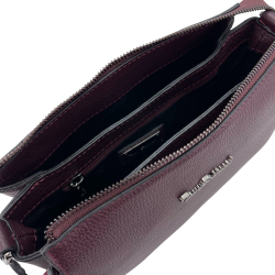 Сумка жіноча шкіряна Tony Bellucci 0707-1905 бордова