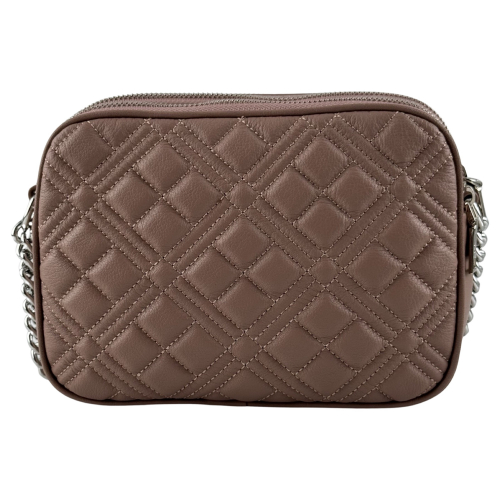 Сумка кросс-боди женская кожаная Enzo Nori EN1012-260 пудровая