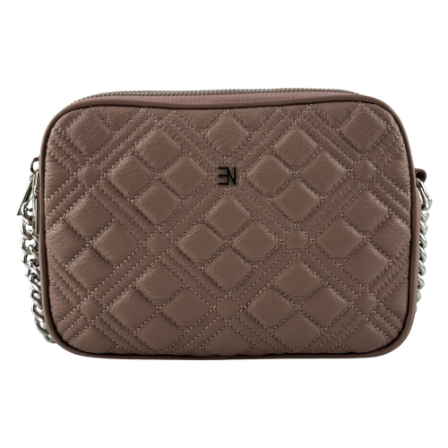 Сумка кросс-боди женская кожаная Enzo Nori EN1012-260 пудровая