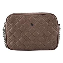 Сумка крос-боді жіноча шкіряна Enzo Nori EN1012-260 пудра