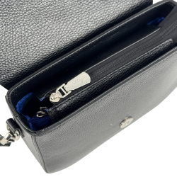 Сумка крос-боді жіноча шкіряна Karya 5068-45 чорна