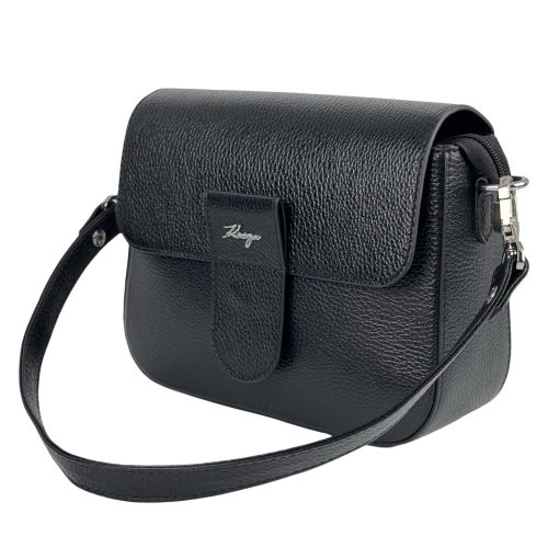 Сумка кросс-боди женская кожаная Karya 5068-45 черная