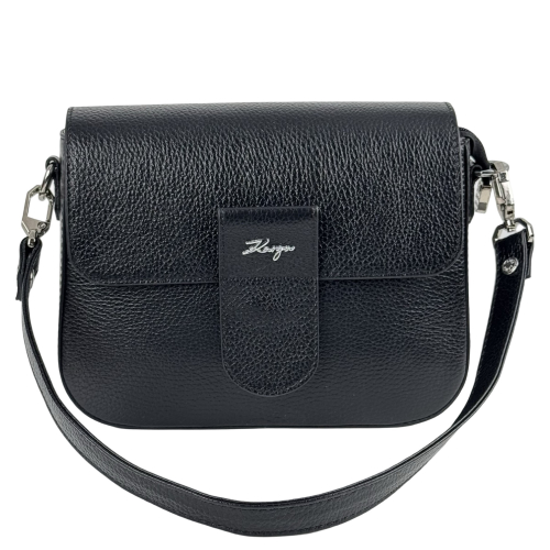 Сумка кросс-боди женская кожаная Karya 5068-45 черная