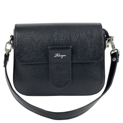 Сумка крос-боді жіноча шкіряна Karya 5068-45 чорна