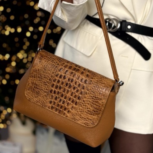 Сумка женская кожаная Vito Torelli 1047 4013/1214 рыжая