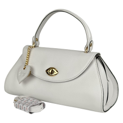 Сумка женская кожаная Karya 2572-09 белая