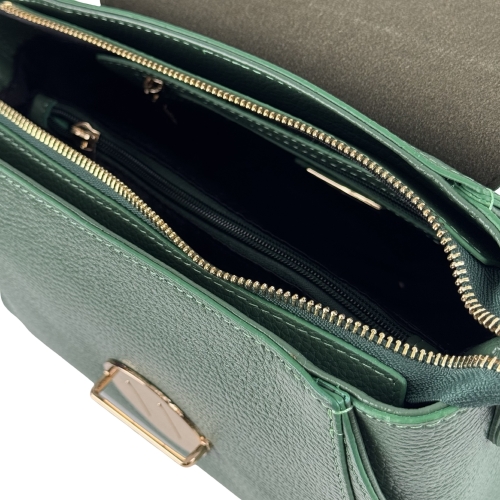 Сумка жіноча шкіряна Tony Bellucci 0551-211 зелена (золота фурнітура)