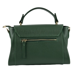 Сумка жіноча шкіряна Tony Bellucci 0551-211 зелена (золота фурнітура)