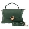 Сумка жіноча шкіряна Tony Bellucci 0551-211 зелена (золота фурнітура)
