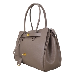 Сумка жіноча шкіряна Karya 2563-51 бежева