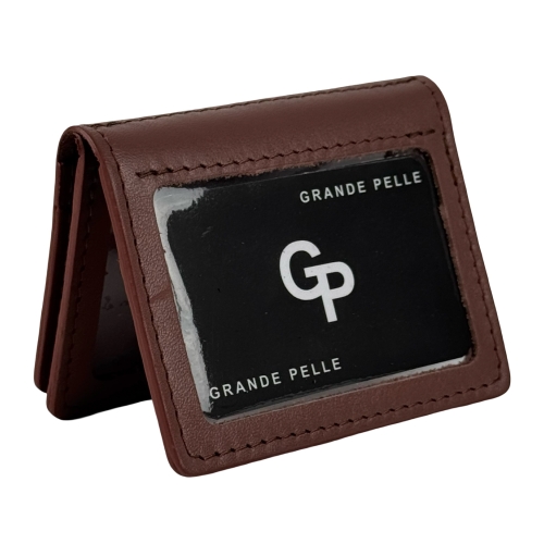 Обложка для документов кожаная Grande Pelle 221665 фрез (айди карта, права)