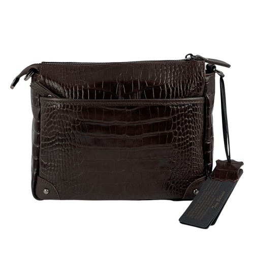 Сумка жіноча шкіряна Tony Bellucci 0455-355 темно-коричнева