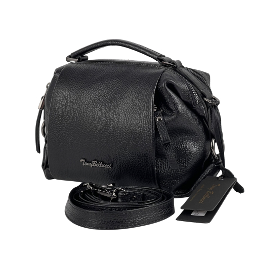 Сумка женская кожаная Tony Bellucci 0308-281 черная