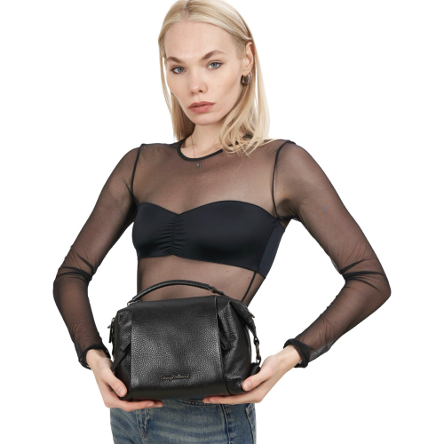 Сумка женская кожаная Tony Bellucci 0308-281 черная