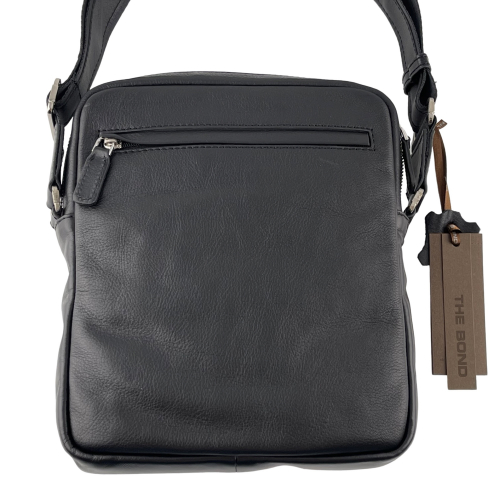 Сумка мужская кожаная The Bond 1114-1 черная