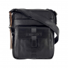 Сумка мужская кожаная The Bond 1114-1 черная