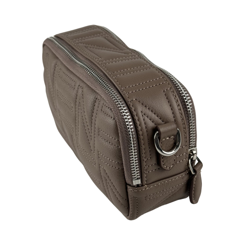 Сумка кросс-боди женская кожаная Enzo Nori EN1019-259 бежевая