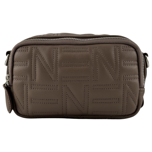 Сумка кросс-боди женская кожаная Enzo Nori EN1019-259 бежевая