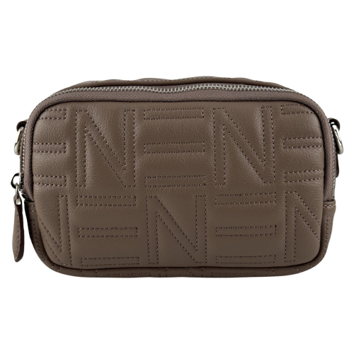 Сумка кросс-боди женская кожаная Enzo Nori EN1019-259 бежевая