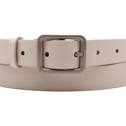 Ремінь жіночий шкіряний Кремінь 05.30.00.166 молочний 120 см