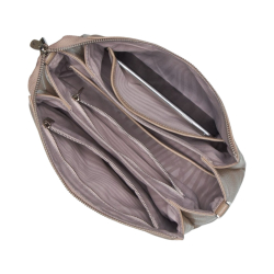 Сумка женская кожаная Vito Torelli 1065 4097/1075 бежевая с питоном