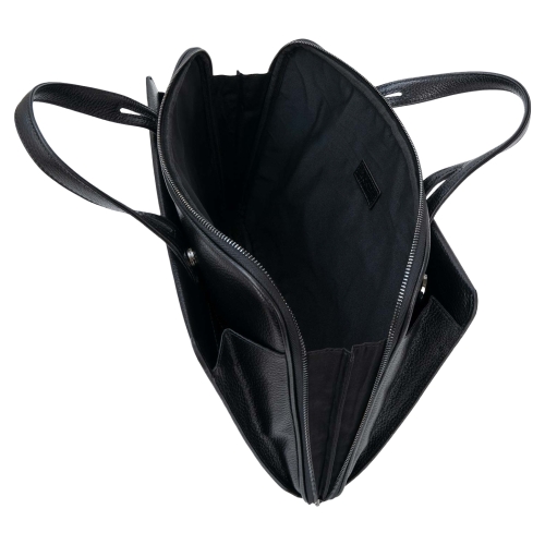 Сумка-портфель чоловічий шкіряний для документів Bond Non 1187-281 чорний