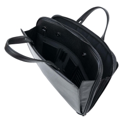 Сумка-портфель чоловічий шкіряний для документів Bond Non 1187-281 чорний