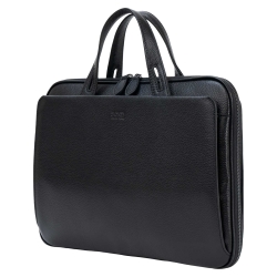 Сумка-портфель чоловічий шкіряний для документів Bond Non 1187-281 чорний