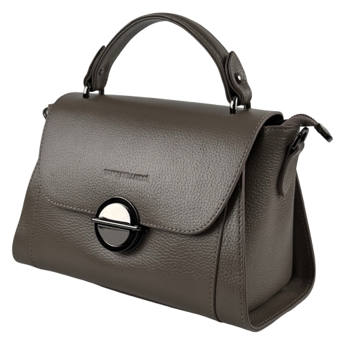 Сумка жіноча шкіряна Tony Bellucci 0551-213 світло-коричнева (темна фурнітура)