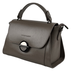 Сумка жіноча шкіряна Tony Bellucci 0551-213 світло-коричнева (темна фурнітура)