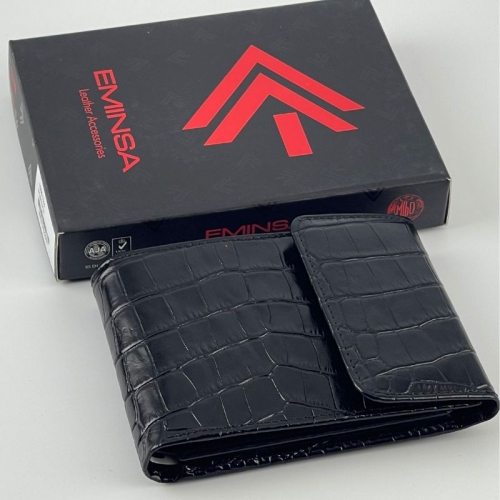 Кошелек женский кожаный Eminsa 1036 4-1 черный