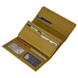 Кошелек женский кожаный Eminsa 2188 18-13 желтый