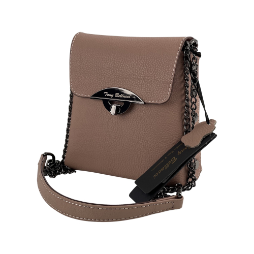 Сумка женская кожаная Tony Bellucci 0353-205 пудровая