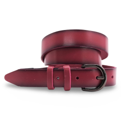 Ремень женский кожаный Кремень 05.30.00.20 115 см фуксия