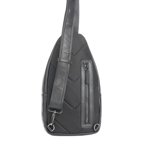 Сумка чоловіча шкіряна через плече Tony Bellucci T5220-1 чорна