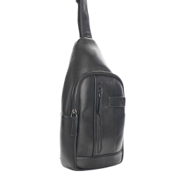 Сумка чоловіча шкіряна через плече Tony Bellucci T5220-1 чорна