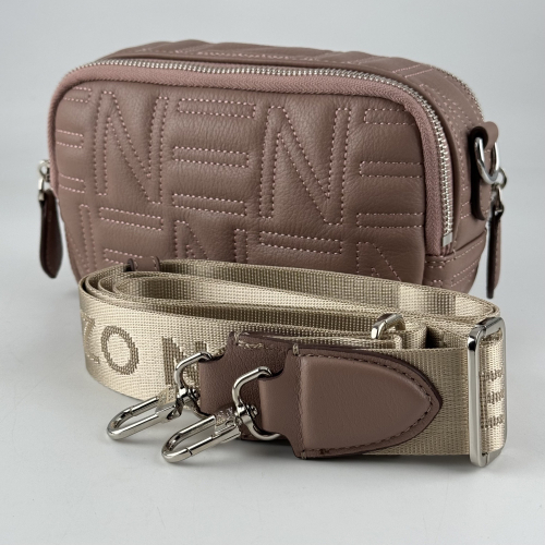 Сумка кросс-боди женская кожаная Enzo Nori EN1019-260 пудровая