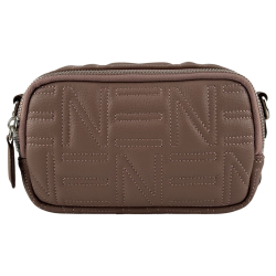 Сумка крос-боді жіноча шкіряна Enzo Nori EN1019-260 пудра