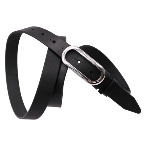 Ремень женский кожаный Кремень 05.25.00.112 черный 120 см